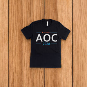 AOC 2028 T-Shirt - AOC for President 2028 Shirt
