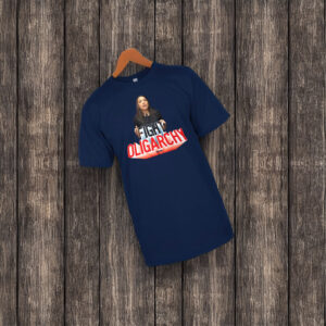 AOC See-Through Fight Oligarchy Shirt