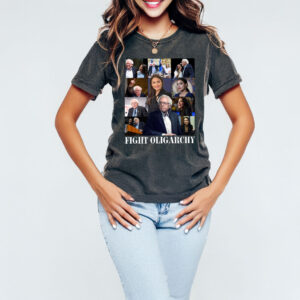 Bernie Sanders And AOC Fight Oligarchy T-Shirt