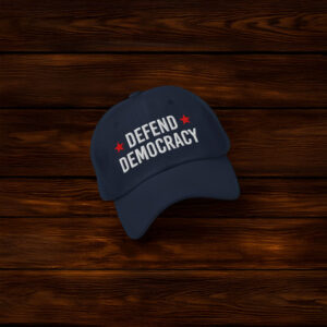 Defend Democracy Embroidered Hat