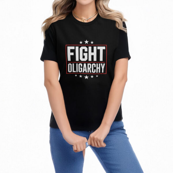 Fight Oligarchy 2025 Bernie Sanders AOC Fighting Shirt