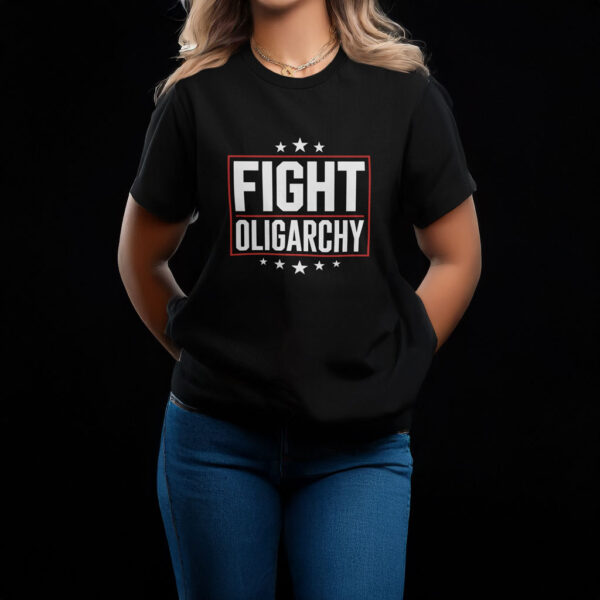 Fight Oligarchy 2025 Bernie Sanders AOC Fighting Shirt