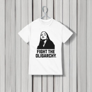 Fight Oligarchy AOC T-Shirt