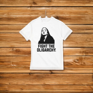 Fight Oligarchy AOC Unisex Crewneck Shirt