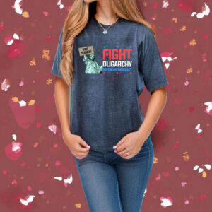 Fight Oligarchy Defend Democracy AOC T-shirt