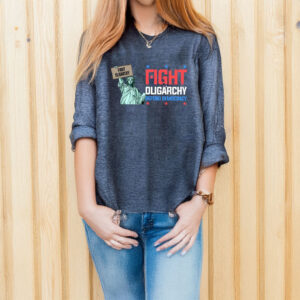Fight Oligarchy Defend Democracy AOC T-shirt