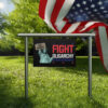 Fight Oligarchy Depend Democracy 2025 Yard Sign