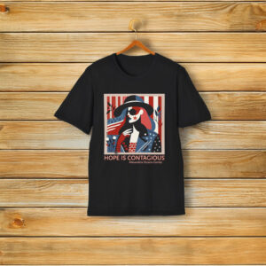 Hope is Contagious AOC Bernie Sanders Fighting Oligarchy Tour Shirt