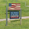 Resistance Resist We the People Yard Sign