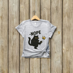 No Kings in America Black Cat T-Shirt