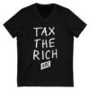 Tax the Rich AOC Unisex V-neck T-Shirt
