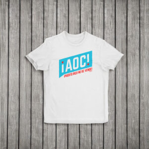 AOC Puerto Rico No Se Vende T-Shirt – Political Activism Shirt, Pro Puerto Rico Rights Tee, Unisex Protest Shirt