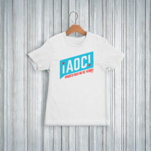 AOC Puerto Rico No Se Vende T-Shirt – Political Activism Shirt, Pro Puerto Rico Rights Tee, Unisex Protest Shirt
