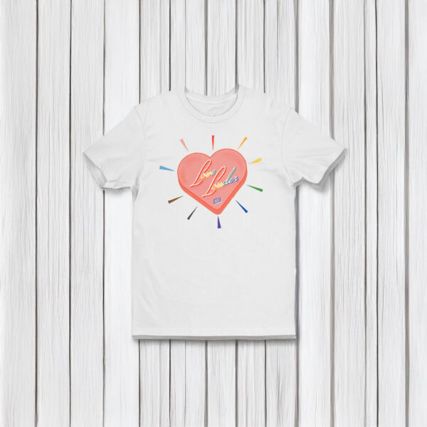 AOC – Love Louder White T-Shirt