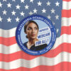AOC “Improved Medicare For All” Pin Button