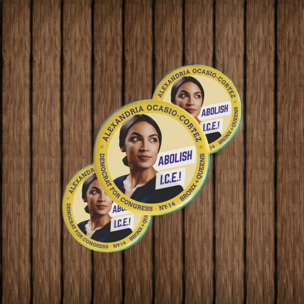 AOC This Is The Beginning Gold Buttons
