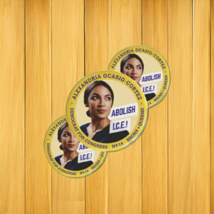 AOC This Is The Beginning Gold Buttons