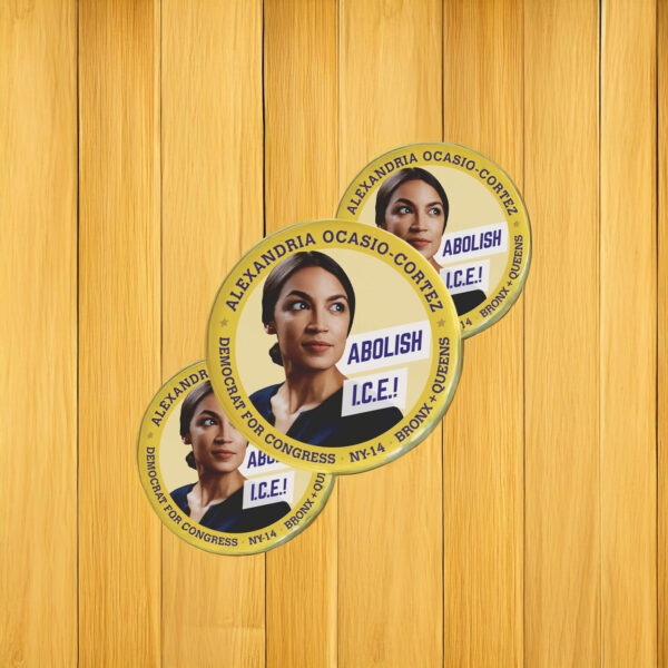AOC This Is The Beginning Gold Buttons