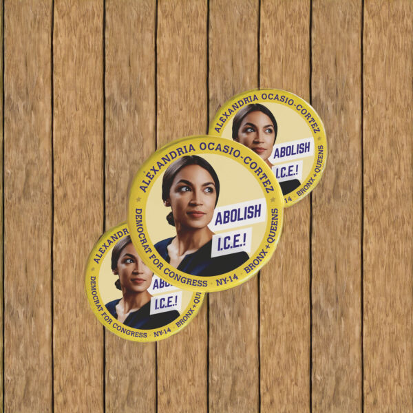 AOC This Is The Beginning Gold Buttons