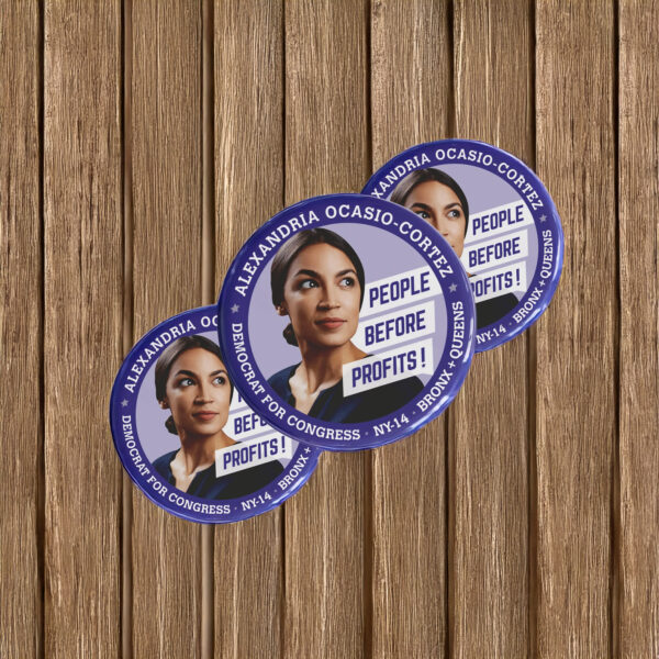 Alexandria Ocasio-Cortez - This Is The Beginning Buttons