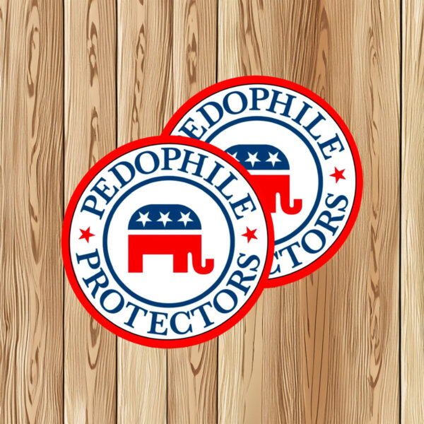 Pedophile protector Sticker